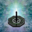 Candle Holder, Ouija Board Soapstone Tile, Altar Tools ritual supplies, pagan, wicca