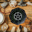 Candle Holder, Ouija Board Soapstone Tile, Altar Tools ritual supplies, pagan, wicca