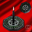 Candle Holder, Ouija Board Soapstone Tile, Altar Tools ritual supplies, pagan, wicca