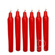 Red Jumbo Christmas Candles 1.5