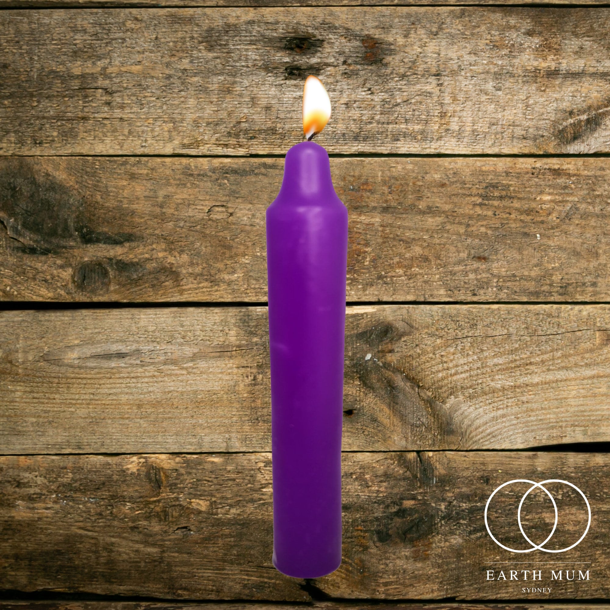 Purple Jumbo Candles (9inches) Pillar candles Gothic Spell-work Altar Wicca Ritual Halloween