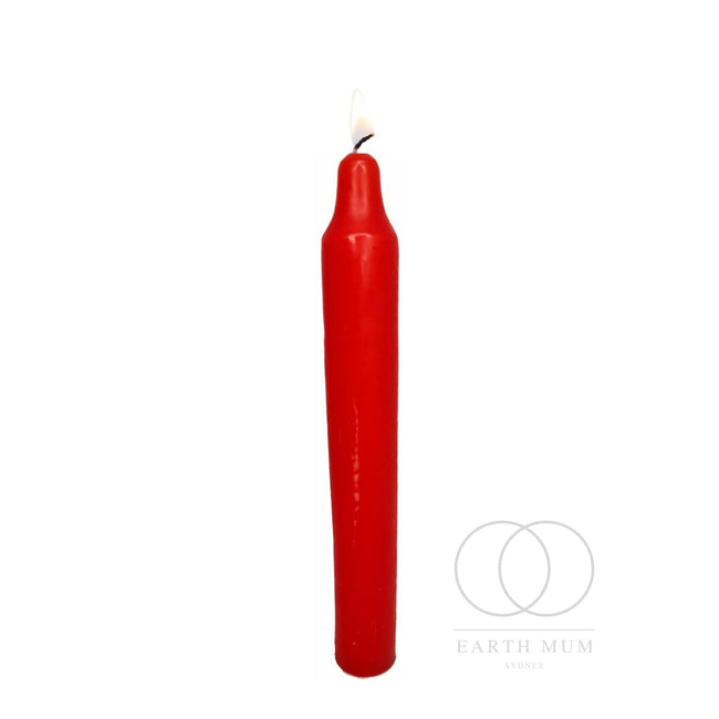 Red Jumbo Christmas Candles 1.5