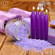 Purple Jumbo Candles (9inches) Pillar candles Gothic Spell-work Altar Wicca Ritual Halloween