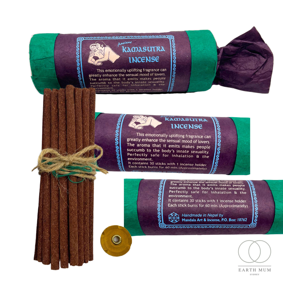Ancient Tibetan Incense, Handmade | Frankincense, Sandalwood, Nag Champa, White Lotus, Kamasutra, Cedarwood