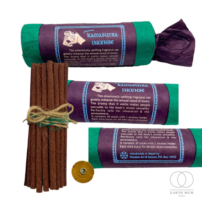 Ancient Tibetan Incense, Handmade | Frankincense, Sandalwood, Nag Champa, White Lotus, Kamasutra, Cedarwood