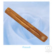 Flat Ash Catcher with brass inlay, Ying and Yang, Elephant, Pentacle, Incense holder