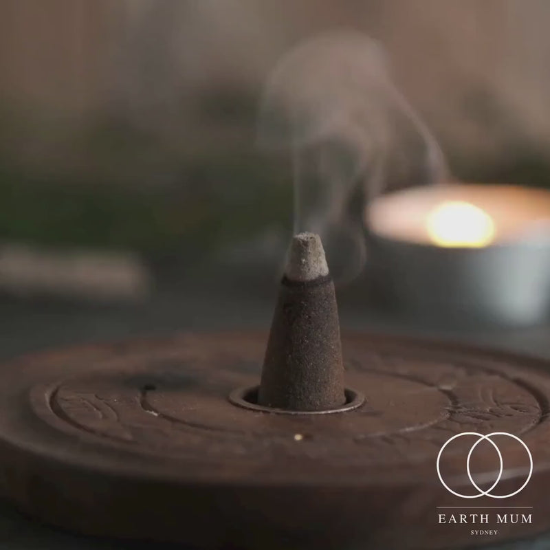 Patchouli Incense Cones, Organic Goodness Scented Incense Natural Incense Aromatherapy Handmade